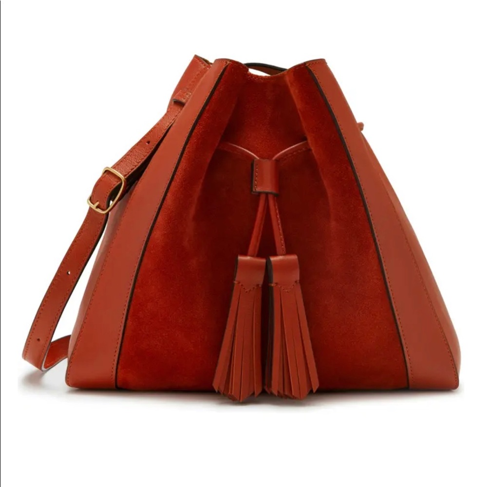 Mulberry Small Millie in Rust Suede & Silky Calf